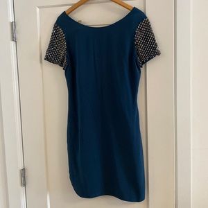 Sachin + Babi Shortsleeved Dress in Deep Turquoise